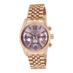 Michael Kors Women's Lexington Chronograph 38mm Rose Gold Watch (MK6207)