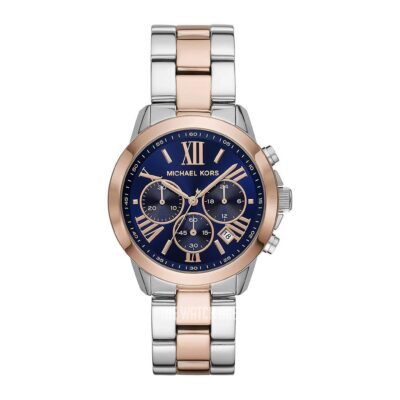 Michael Kors Women's Bradshaw Chronograph 43mm Two-Tone Watch (MK6389)