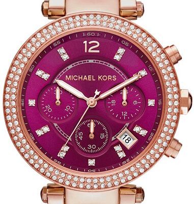 Michael Kors Women's 39mm Chronograph Watch (MK6417)