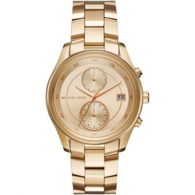Michael Kors Women's Gold-Tone Chronograph Watch (MK6464)
