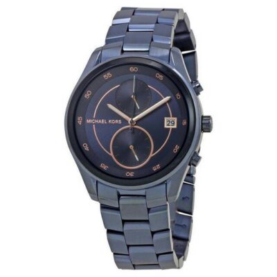 Michael Kors Women's Navy Chronograph Watch (MK6468)