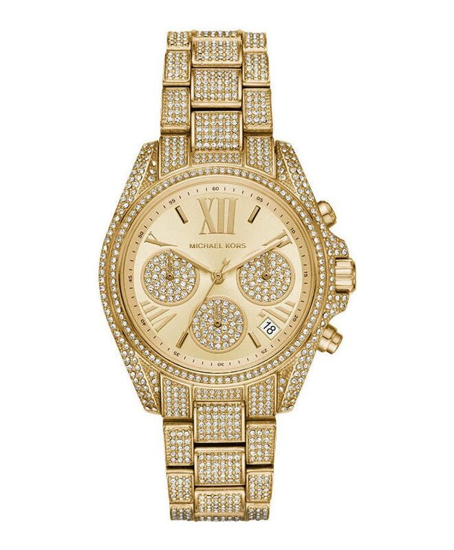 Michael Kors Women's 36mm Pave Chronograph Watch (MK6494)