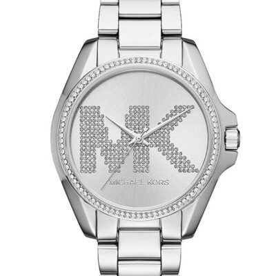 Michael Kors Women's Bradshaw 43mm Silver Pave Watch (MK6554)