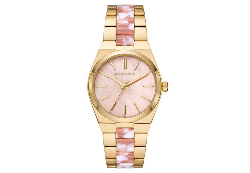 Michael Kors Women's 36mm Gold and Pink Watch (MK6650) Michael Kors Women's 36mm Gold and Pink Watch (MK6650)