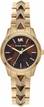 Michael Kors Women's 28mm Gold Tortoise Watch (MK6855)