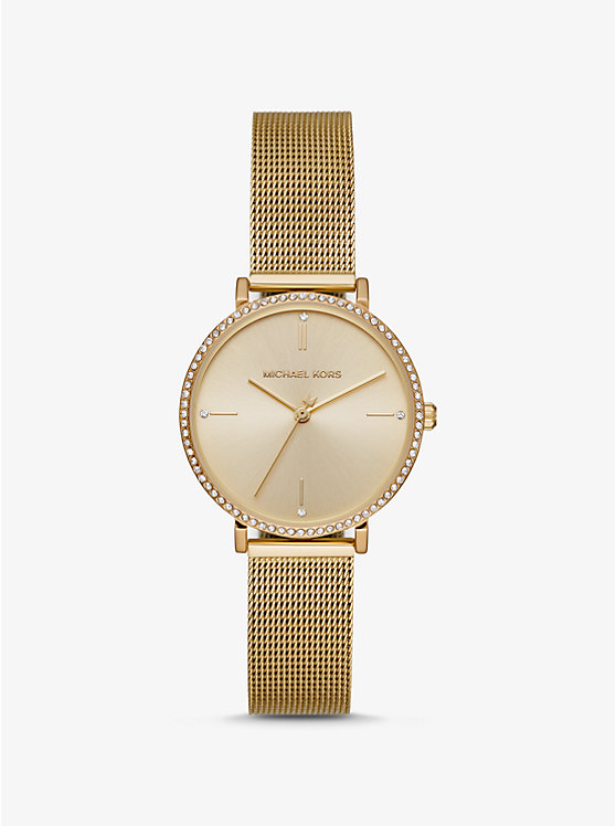 Michael Kors Women's 32mm Gold Mesh Watch (MK7121) Michael Kors Women's 32mm Gold Mesh Watch (MK7121)