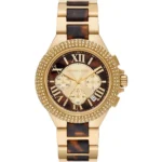 Michael Kors Women's 43mm Gold-Toned Tortoiseshell Watch (MK7269)