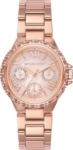 Michael Kors Women's Camille 33mm Rose Gold Pink Watch (MK7273)