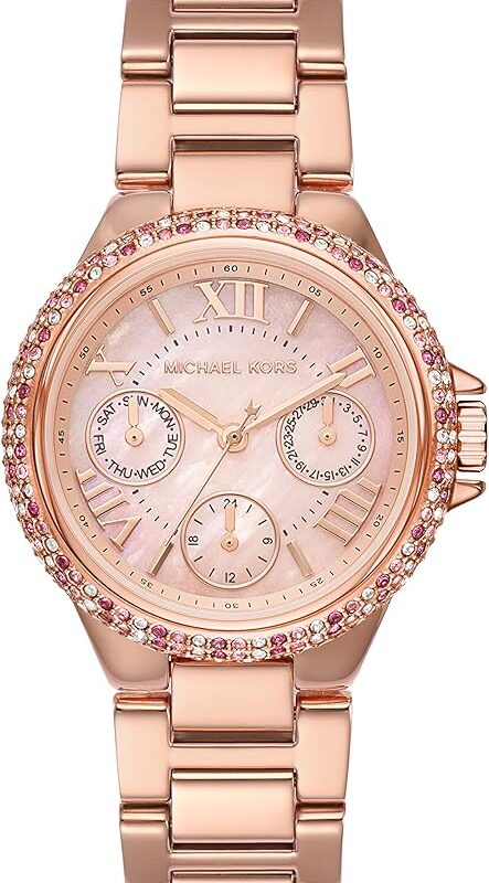 Michael Kors Women's Camille 33mm Rose Gold Pink Watch (MK7273) Michael Kors Women's Camille 33mm Rose Gold Pink Watch (MK7273)