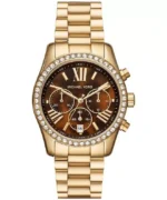 Michael Kors Women's 38mm Gold-Toned Tortoiseshell Watch (MK7276)