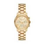 Michael Kors Women's 34mm Gold Chronograph Watch (MK7326)
