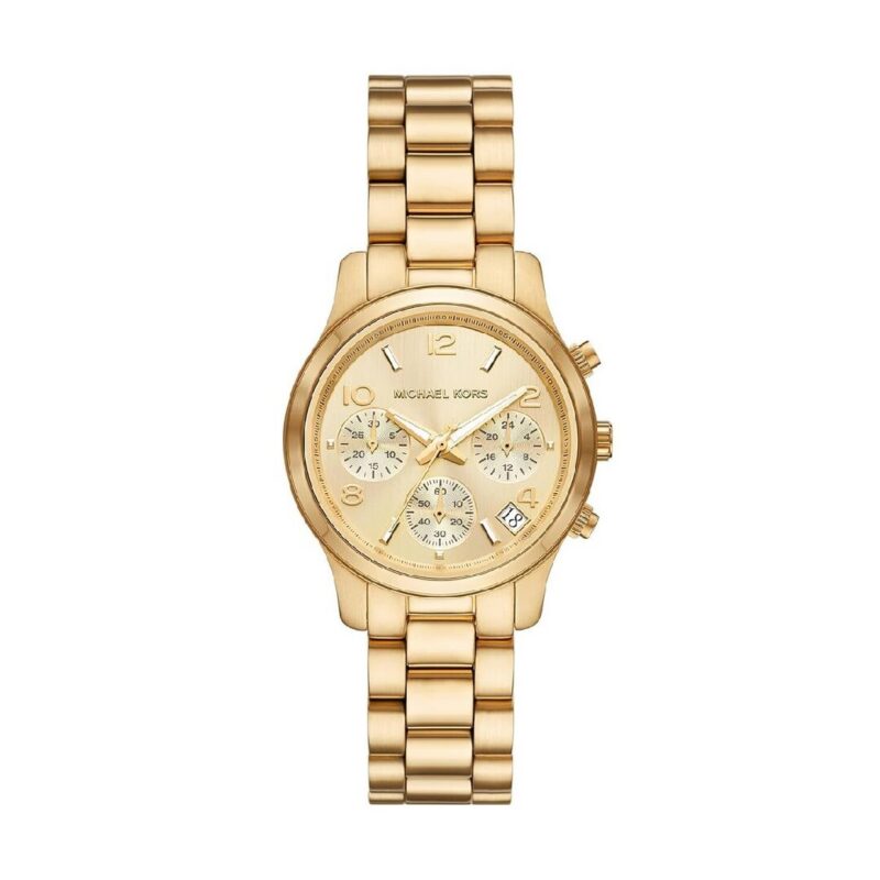 Michael Kors Women's 34mm Gold Chronograph Watch (MK7326)
