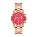 Michael Kors Women's 38mm Rose Gold Chronograph Watch (MK7352)