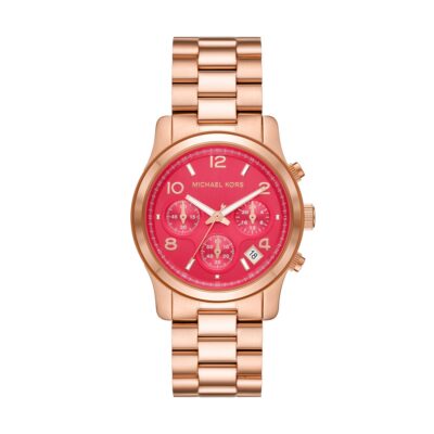Michael Kors Women's 38mm Rose Gold Chronograph Watch (MK7352)