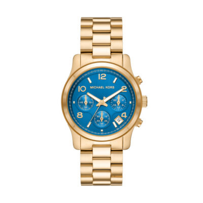 Michael Kors Women's 38mm Gold Chronograph Watch (MK7353)