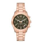Michael Kors Women's 40mm Rose Gold Chronograph Watch (MK7412)