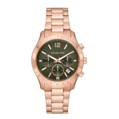 Michael Kors Women's 40mm Rose Gold Chronograph Watch (MK7412)