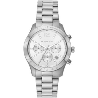 Michael Kors Women's 40mm Silver Chronograph Watch (MK7413)