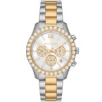 Michael Kors Women's 40mm Two-Tone Pave Chronograph Watch (MK7415)