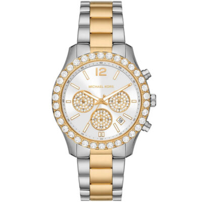 Michael Kors Women's 40mm Two-Tone Pave Chronograph Watch (MK7415)