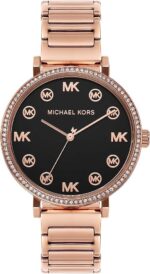 Michael Kors Women's 38mm Rose Gold Logo Watch (MK7416)