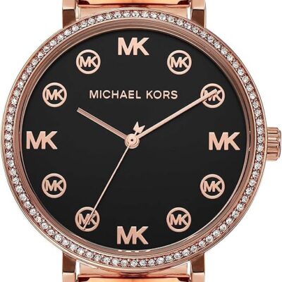 Michael Kors Women's 38mm Rose Gold Logo Watch (MK7416)