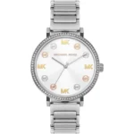Michael Kors Women's 38mm Silver Logo Watch (MK7417)