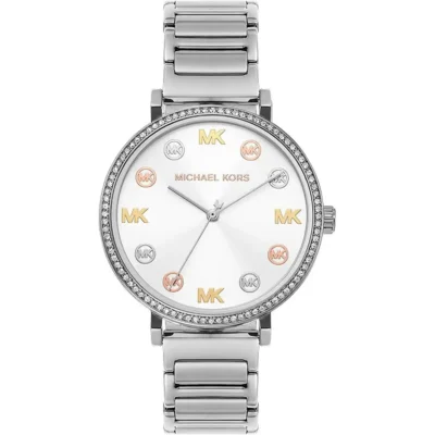 Michael Kors Women's 38mm Silver Logo Watch (MK7417)