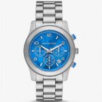 Michael Kors Men's 44mm Silver World Map Chronograph Watch (MK7427)