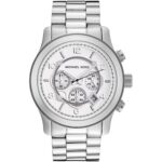Michael Kors Men's Runway 45mm Silver Watch (MK8086)