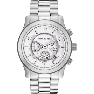 Michael Kors Men's Runway 45mm Silver Watch (MK8086)