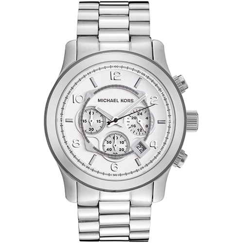 Michael Kors Men's Runway 45mm Silver Watch (MK8086) Michael Kors Men's Runway 45mm Silver Watch (MK8086)