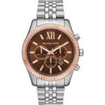 Michael Kors Men's Lexington Chronograph 45mm Two-Tone Watch (MK8732)