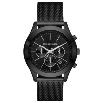 Michael Kors Men's Chronograph 44mm Black Watch (MK9060)