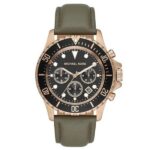 Michael Kors Men's Chronograph 45mm Rose Gold Watch (MK9090)