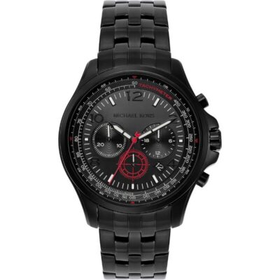 Michael Kors Men's Chronograph 44mm Black Watch (MK9127)
