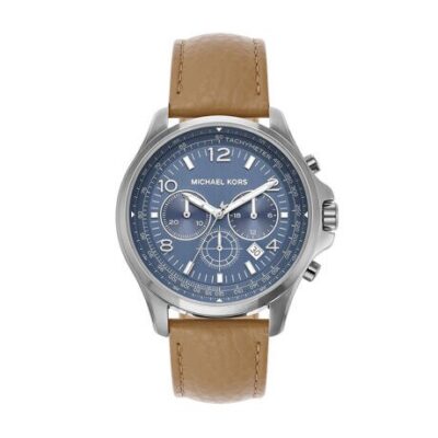 Michael Kors Men's Chronograph 44mm Blue Watch (MK9128)