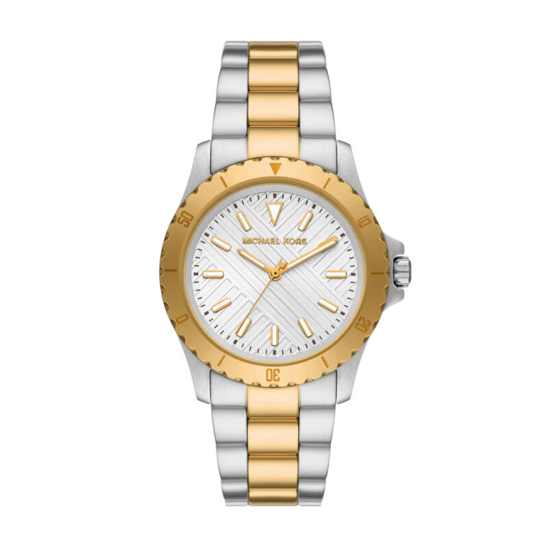 Michael Kors Unisex 40mm Two-Tone Gold and Silver Watch (MK9141) Michael Kors Unisex 40mm Two-Tone Gold and Silver Watch (MK9141)