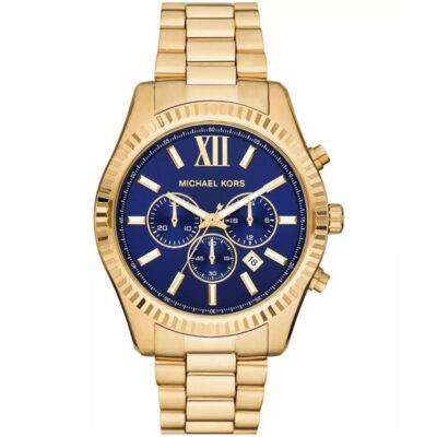 Michael Kors Men's Lexington Chronograph 44mm Gold Watch (MK9153)