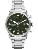 Michael Kors Men's Panorama Chronograph 44mm Silver Stainless Steel Watch (MK9196)
