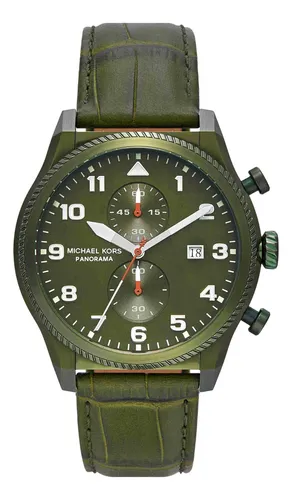 Michael Kors Men's Panorama Chronograph 44mm Green Watch (MK9199) Michael Kors Men's Panorama Chronograph 44mm Green Watch (MK9199)