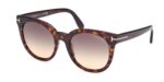 Tom Ford Women's MOIRA FT 1109 Dark Havana/Smoke Shaded Sunglasses