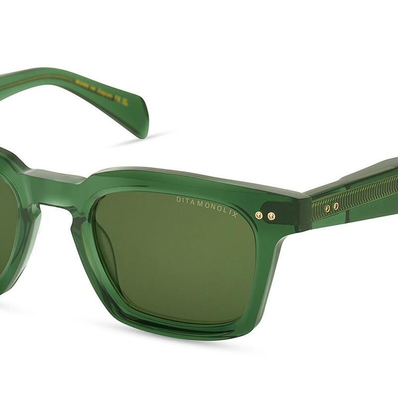 Dita Men's MONOLIX Crystal Pine/Dark Green Sunglasses Dita Men's MONOLIX Crystal Pine/Dark Green Sunglasses