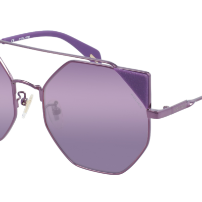 Police MOONBEAM 2 SPLA95 Violet/Violet Shaded Sunglasses