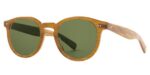 Garrett Leight Men's MORNINGSIDE X SUN Butterscotch/Green Sunglasses
