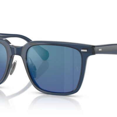 Oliver Peoples MR. FEDERER II OV 5592S Ash Blue/Marine Flash Mirror Sunglasses