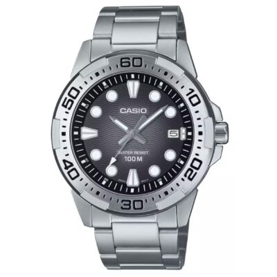 Casio Men's 44mm Stainless Steel Watch (MTD-140D-1AVDF)