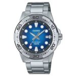 Casio Men's 44mm Stainless Steel Watch (MTD-140D-2AVDF)