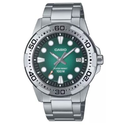 Casio Men's 44mm Stainless Steel Watch (MTD-140D-3AVDF)