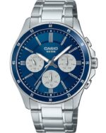 Casio Men's 43mm Stainless Steel Watch (MTP-1374D-2A3VDF)